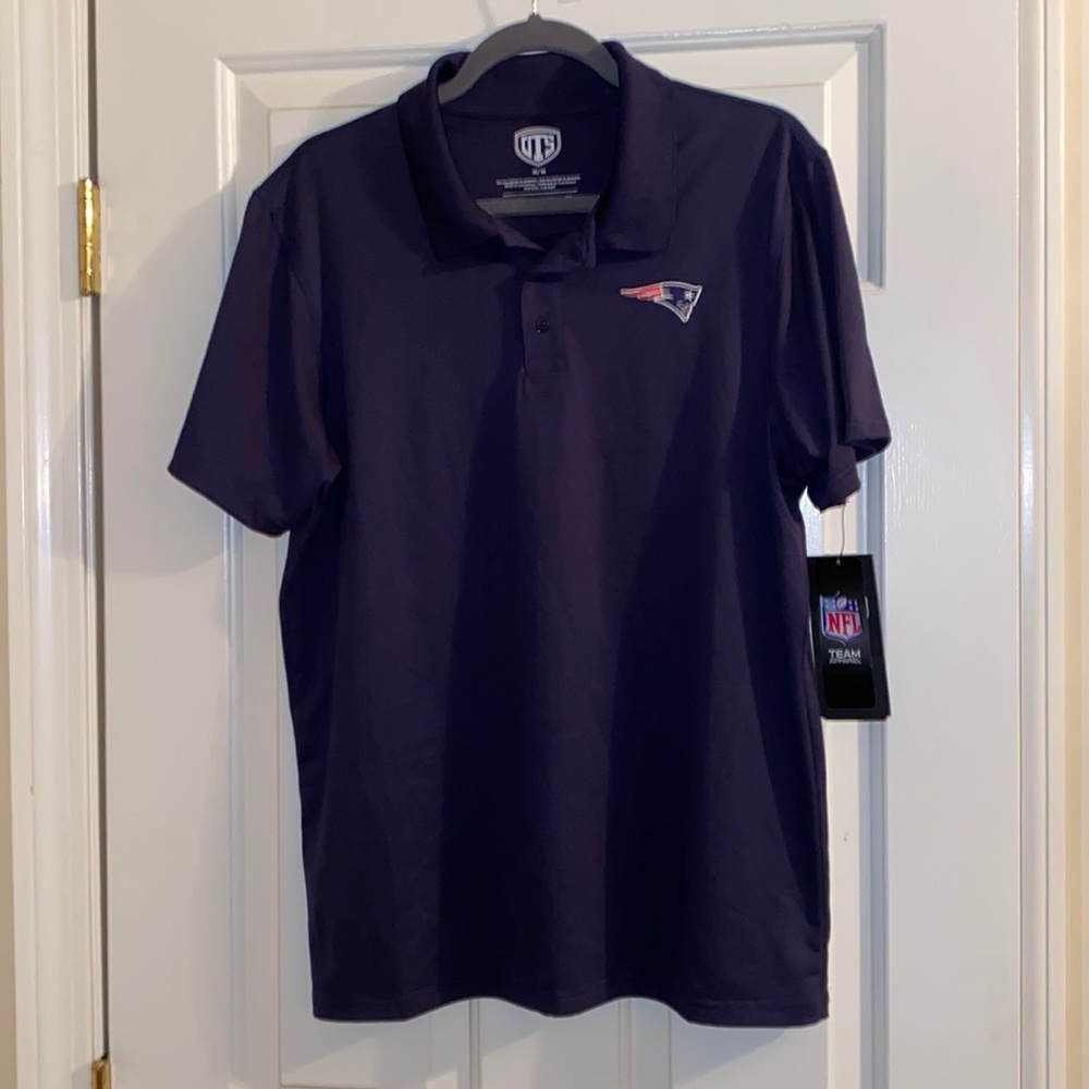 Men’s NFL New England Patriots Polo Shirt Mediun